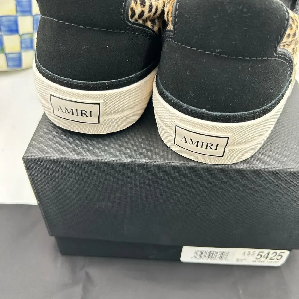 Men's Amiri  leopard  Sunset low top sneakers size 45